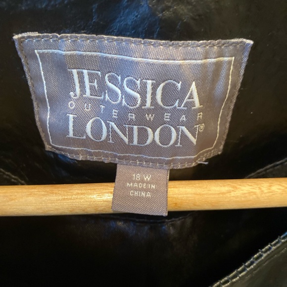NWT Jessica London Leather Jacket - Picture 2 of 5